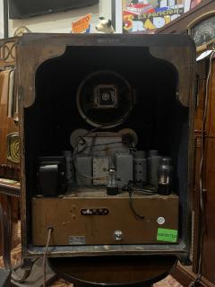  Zenith Electronics 1937 Zenith 6 S 128 Tombstone Walnut Tube Radio Restored with Bluetooth - 4776243