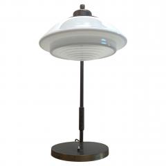  Zenith Electronics Rare Art Deco Bauhaus German Zenith Brass Glass Table Lamp - 4289145