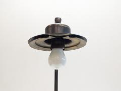  Zenith Electronics Rare Art Deco Bauhaus German Zenith Brass Glass Table Lamp - 4289151