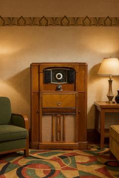  Zenith Electronics Zenith Console Radio and Record Changer Model 12H689 Kenwood 1942 - 4461511