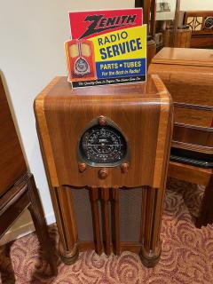  Zenith Electronics Zenith Model 6S254 Console Radio 1938 Bluetooth - 1999318