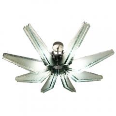  ZeroQuattro Chiseled Glass Semi Flush Mount Chandelier by ZeroQuattro - 1195554