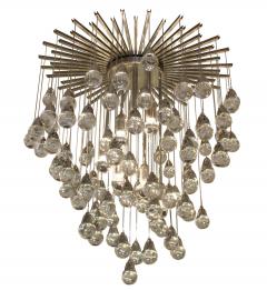  ZeroQuattro Flush Mount Chandelier by Zero Quattro with Glass Spheres - 501428