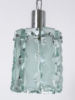  ZeroQuattro Set of Two Elegant Mid Century Modern Pendant Lamps by Zero Quattro Italy 1970s - 4525518