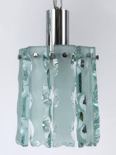  ZeroQuattro Set of Two Elegant Mid Century Modern Pendant Lamps by Zero Quattro Italy 1970s - 4525519