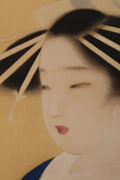  bayashi Chimaki Young Woman Beneath a Flowering Cherry Tree 1920s 1930s - 4492092