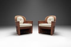  by M belfabrik A Pair of Pine and Iron Armchairs for by M belfabrik Sweden 1940s - 3917871