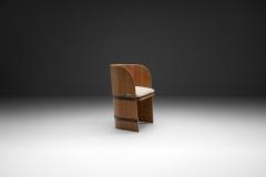  by M belfabrik Pine Barrel Armchair by by M belfabrik Sweden 1940s - 4556297