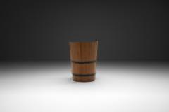  by M belfabrik Pine Barrel Armchair by by M belfabrik Sweden 1940s - 4556298