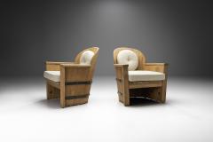  by M belfabrik Pine and Iron Easy Chairs by by M belfabrik Sweden 1930s - 2284132