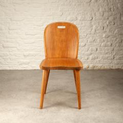  by M belfabrik Set of Six Model SMI 110 Pine Cabin Chairs by by M belfabrik Sweden 1940s - 3103423