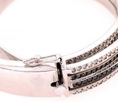  de Grisogono Allegra de Grisogono Style White and Colored Black Diamond Bangle 14 Karat - 2712613