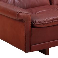  de Sede 1970s Danish Oxblood Leather Sofa in the Style of De Sede by Thams Kvalitet - 4581440