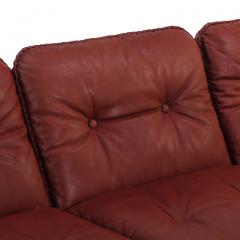  de Sede 1970s Danish Oxblood Leather Sofa in the Style of De Sede by Thams Kvalitet - 4581441