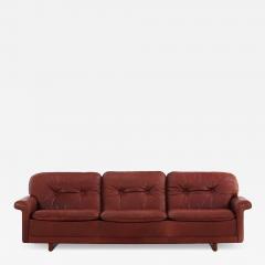  de Sede 1970s Danish Oxblood Leather Sofa in the Style of De Sede by Thams Kvalitet - 4583144