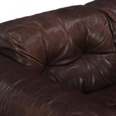 de Sede 1970s Swiss Modern Leather Loveseat in the Style of De Sede - 4571257