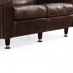  de Sede 1970s Swiss Modern Leather Loveseat in the Style of De Sede - 4571259
