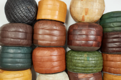  de Sede DE SEDE LEATHER PATCHWORK OTTOMANS - 3650348