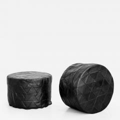  de Sede DE SEDE LEATHER PYRAMID PATCHWORK OTTOMANS - 1660056