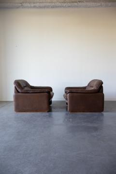  de Sede DS 16 Leather Lounge Chairs by De Sede - 4715237