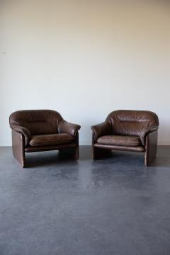  de Sede DS 16 Leather Lounge Chairs by De Sede - 4715255