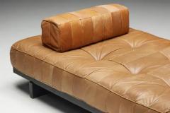  de Sede Daybed DS80 by De Sede in Cognac Leather Switzerland 1970s - 3772654