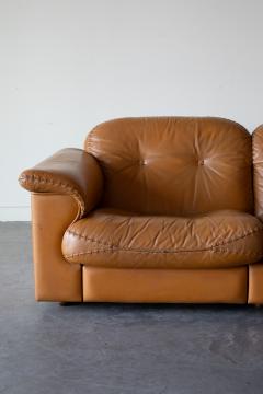  de Sede De Sede DS 101 Cognac Leather Sofa 1970s - 4580877
