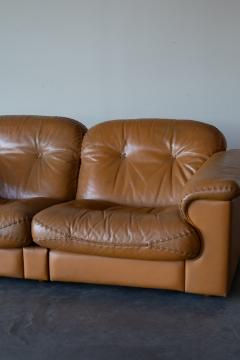  de Sede De Sede DS 101 Cognac Leather Sofa 1970s - 4580918