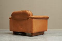  de Sede De Sede DS 101 Lounge Chair in Patinated Cognac Leather 1970s - 4468531