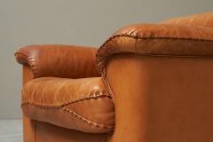  de Sede De Sede DS 101 Lounge Chair in Patinated Cognac Leather 1970s - 4468536