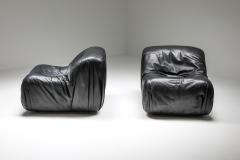  de Sede De Sede DS 41 Lounge Chair in High Quality Black Leather 1970s - 1367346