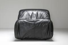  de Sede De Sede DS 41 Lounge Chair in High Quality Black Leather 1970s - 1367347