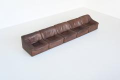  de Sede De Sede DS 46 modular sofa brown buffalo leather Switzerland 1960 - 4021276