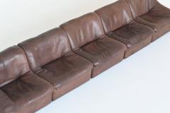  de Sede De Sede DS 46 modular sofa brown buffalo leather Switzerland 1960 - 4021277