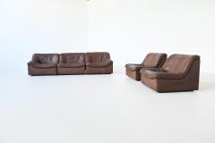  de Sede De Sede DS 46 modular sofa brown buffalo leather Switzerland 1960 - 4021279