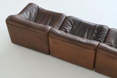  de Sede De Sede DS 46 modular sofa brown buffalo leather Switzerland 1960 - 4021281