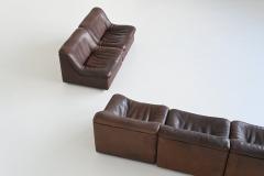  de Sede De Sede DS 46 modular sofa brown buffalo leather Switzerland 1960 - 4021282