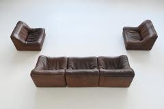  de Sede De Sede DS 46 modular sofa brown buffalo leather Switzerland 1960 - 4021284