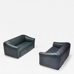  de Sede De Sede DS 47 Sofa In Petrol Green Leather 1980s - 2271653