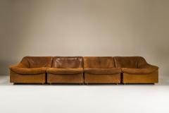  de Sede De Sede DS46 Sectional Sofa In Cognac Buffalo Neck Leather Switzerland 1970s - 3157431