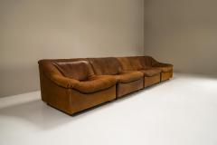  de Sede De Sede DS46 Sectional Sofa In Cognac Buffalo Neck Leather Switzerland 1970s - 3157432