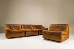  de Sede De Sede DS46 Sectional Sofa In Cognac Buffalo Neck Leather Switzerland 1970s - 3157437