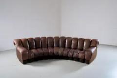  de Sede De Sede DS600 Snake in patinated brown Leather Switzerland 1970s - 3927919