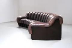  de Sede De Sede DS600 Snake in patinated brown Leather Switzerland 1970s - 3927924