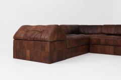  de Sede De Sede DS88 Modular Brown Cognac Leather Patchwork Sofa 1970s - 939984