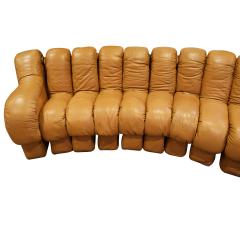  de Sede De Sede Iconic Non Stop Sofa in Full Grain Leather 1970s - 3395836