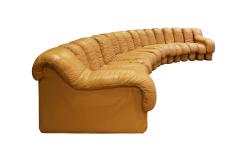  de Sede De Sede Iconic Non Stop Sofa in Full Grain Leather 1970s - 3395839