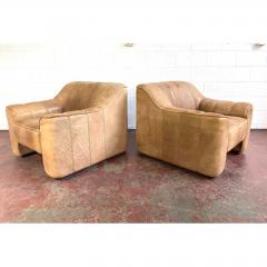  de Sede De Sede Leather Lounge Chairs Model Ds 44 a Pair - 1682431