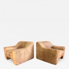  de Sede De Sede Leather Lounge Chairs Model Ds 44 a Pair - 1683389