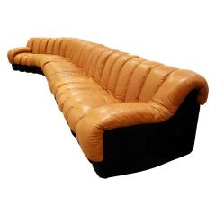  de Sede Iconic De Sede Non Stop Sofa in Leather 1970s - 665303